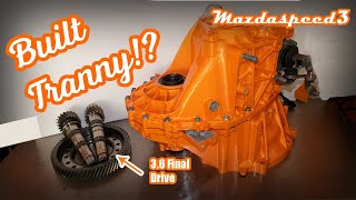 Mazdaspeed3 Built Transmission - 3.6 Final Drive and  Brass Fork Pads (Episode 41)