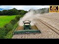 4K 2024 Heavy Machinery John Deere Harvesting Wheat Agricultural Farming JCB Tractors