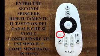 Dimmer Milight 4 zone remote control