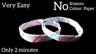 Easy Adjustable Paper  Bracelet | 2 minutes Bracelet | Origami Bracelet |    DIY Bracelet @EasyCraftiii