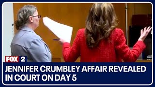 Jennifer Crumbley affair revealed in court on Day 5