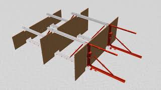 S-FORM KOREA PCS-M( Portable hydraulic Climbing System)