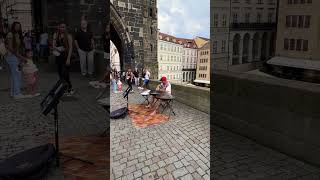 Staromēstská mostecká vēz - Charles Bridge - Prague city #tchéquie #youtubeshorts #shorts