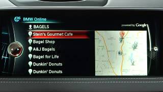 BMW ConnectedDrive, How to access BMW Online in iDrive.