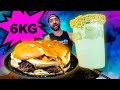 * 6KG * Burger & Milk-shake GIGANTES!! | Chama o ENCANADOR!