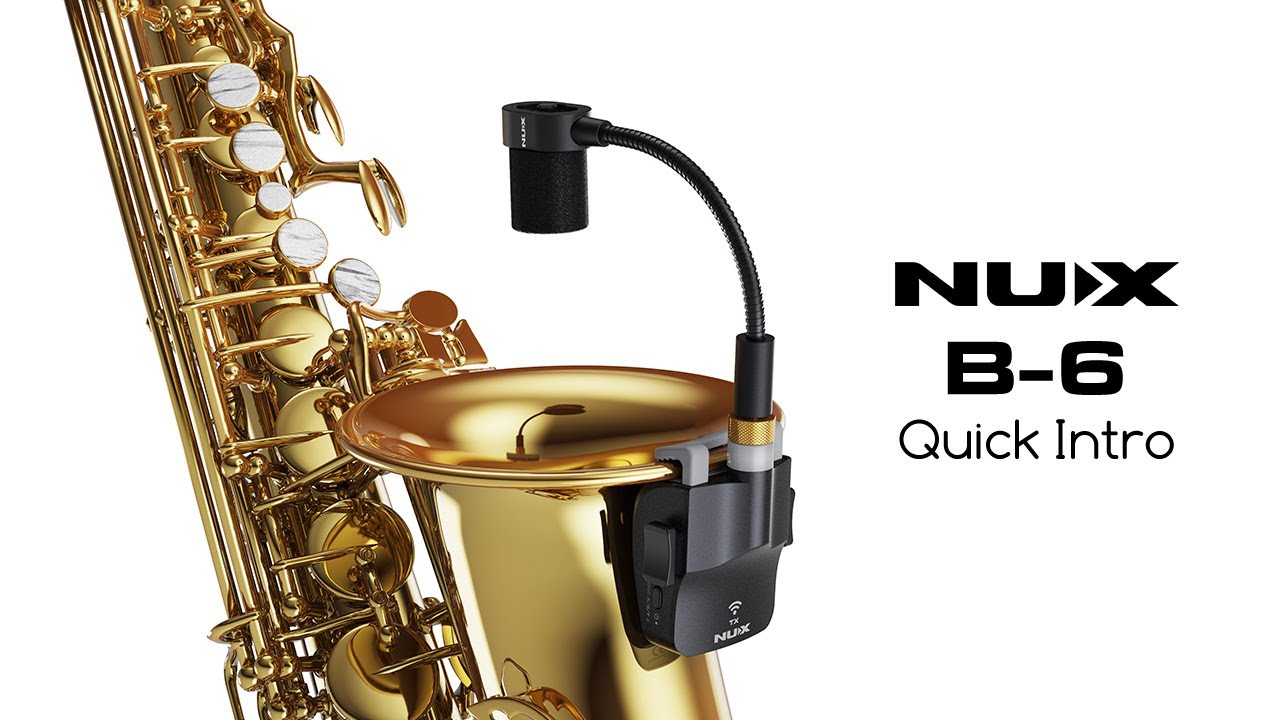 Nux B-6 Rechargeable Saxophone Microphone In Tema Metropolitan - Audio ...