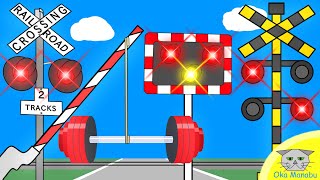 ふみきり 電車 こんな アメリカ の 踏切 はイヤだ What A Funny Railroad Crossing In The Us