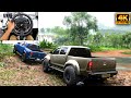 Toyota Hilux & Ford Ranger | OFFROAD CONVOY | Forza Horizon 5 | Thrustmaster T300RS gameplay