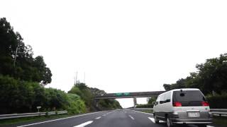 ドライブ動画－８　東関東自動車道／潮来ＩＣ～佐原香取ＩＣ／自動車走行動画