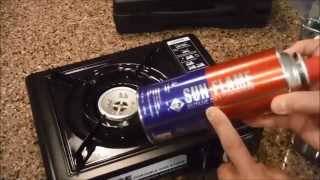 How to use a portable butane stove