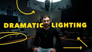 How to Create MOODY CINEMATIC Interview Lighting at Home
