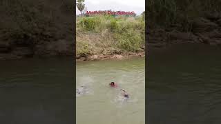 swimming with Ammamma