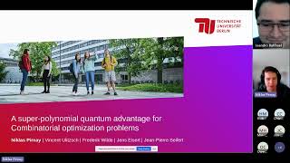 A super-polynomial quantum advantage for combinatorial optimization problems