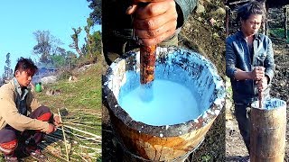 Natural Lifestyle of Herders in the jungle || Morning Activities of cowherds