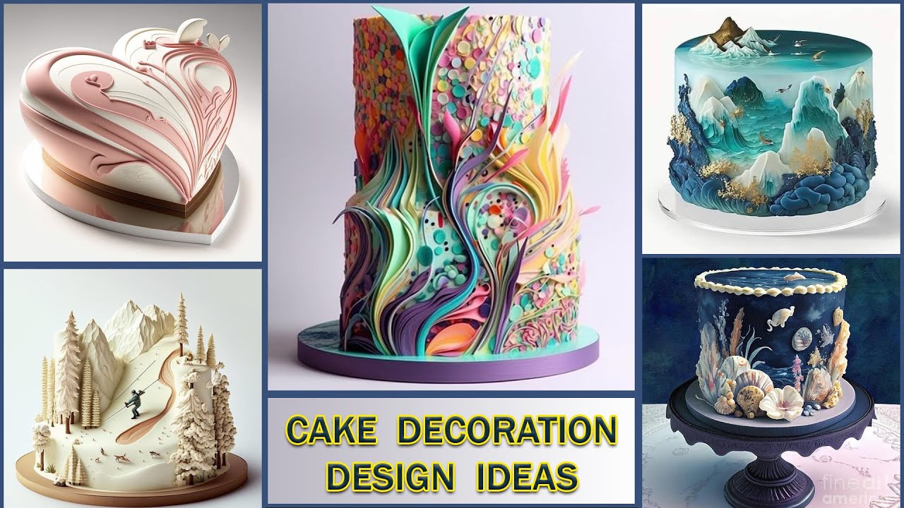 Cake Decoration Design Ideas Cakedecoration Cakedecorating Youtube