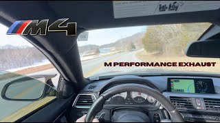 F82 M4 POV RACING THROUGH WINDY BACKROADS WITH G82 M4 COMP