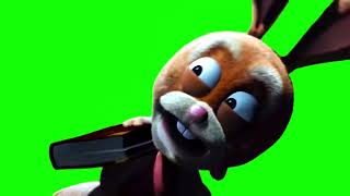 Hoodwinked - Evil Bunny Rabbit Laughing Green Screen