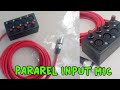 PARAREL INPUT MIC SPLITER MIC INPUT 4WAY