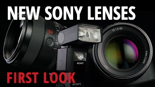 First Look: Sony | FE 2.8/100mm STF, FE 1.8/85mm, and HVL-F45RM Flash