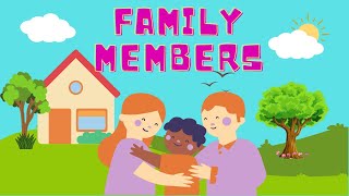 😃Learning Family Members Name in English 👵Relatives in English