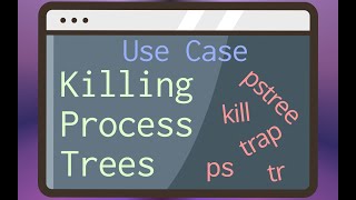 Killing every process started by a Bash script? - featuring trap, ps, pstree, kill, and tr