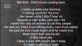 Northern Soul - Mel Britt - She'll Come Running Back - With Lyrics