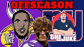 New York Giants Offseason Livestream | Vocal Vike speaking on Sam Darnold and JJ Mccarthy