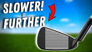 Swing SLOWER But Hit The Golf Ball FURTHER - EVERY GOLFER NEEDS THIS!!!