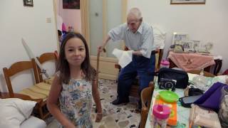 Nonno Dancing with great granddaughters!