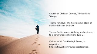 Sunday morning worship 2025-02-23