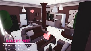 Valentine's Day Themed Dark Academia Tiny Home Speed Build🩷Roblox Adopt Me! #shorts #roblox #adoptme