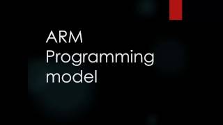Programming model ARM
