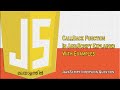 JavaScript Callback Function Explained With Example in Malayalam | JavaScript Interview Question