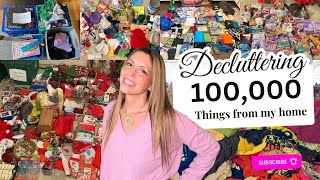 How I Decluttered 100,000 things as a Hoarder