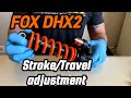 CHANGE the shock stroke/travel on the new FOX DHX2 - EASY TUTORIAL