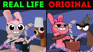 Poor BRUD and PINKY! What Happened to Sprunki? | Sprunki Animation | Original vs Real Life