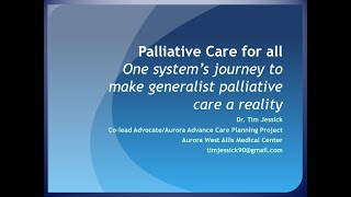 Palliative Care For All | Fox Valley Advance Care Planning Partnership | NHDD 2020