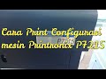 Cara Print Configurasi Printronix P7215