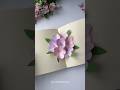 Diy easy flower popup card 🌸✨