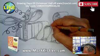 Mark Kistler LIVE! Episode 57: Let's draw a "Fancy Gift Wrapped Ribbon!"