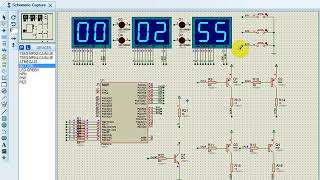 Clock Simulation by Proteus