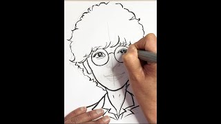 【ASMR】似顔絵師が滝藤賢一さんを描いてみたら超オシャレ渋メンになった#shorts