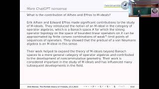 The Perfekt theory of M-ideals. Dirk Werner, Freie Universität Berlin.