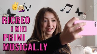 REAGISCO E RICREO I MIEI PRIMI MUSICAL.LY!