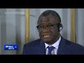 le docteur denis mukwege de la rdc reçoit le prix nobel de la paix