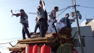 平成29年 杭全神社 注連縄上げ