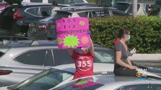 South Florida Union Workers Protest Unemployment System