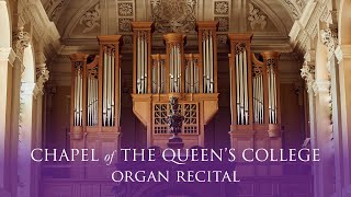 Marcus McDevitt - Live Organ Recital from The Queen's College, Oxford. 1.10pm,  22 January, 2025