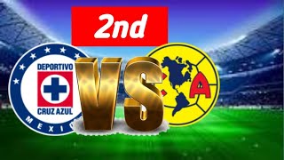 TUDN / Cruz Azul Vs América Live 🔴 goles 2024 Liga MX 2nd Half