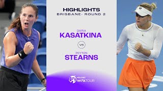 Peyton Stearns vs. Daria Kasatkina  | 2025 Brisbane Round 2 | WTA Match Highlights